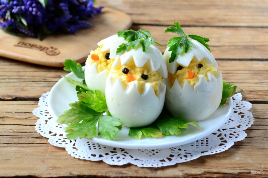 Что можно сделать из вареных яиц рецепты с фото простые