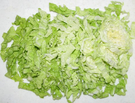 Рецепт Простой салат из китайской капусты