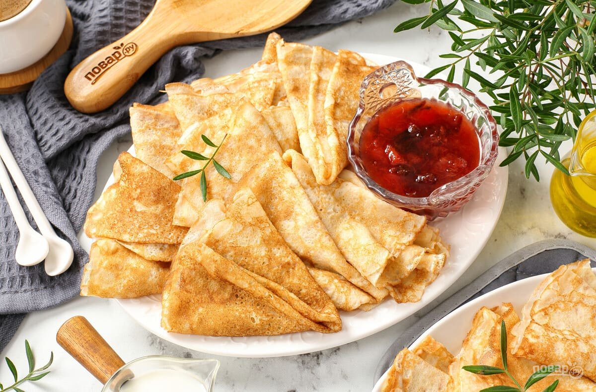 Блины на молоке