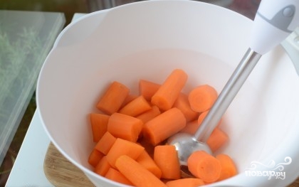 Рецепт Морковный суп-пюре с имбирем