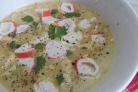 Сырный суп с крабовыми палочками