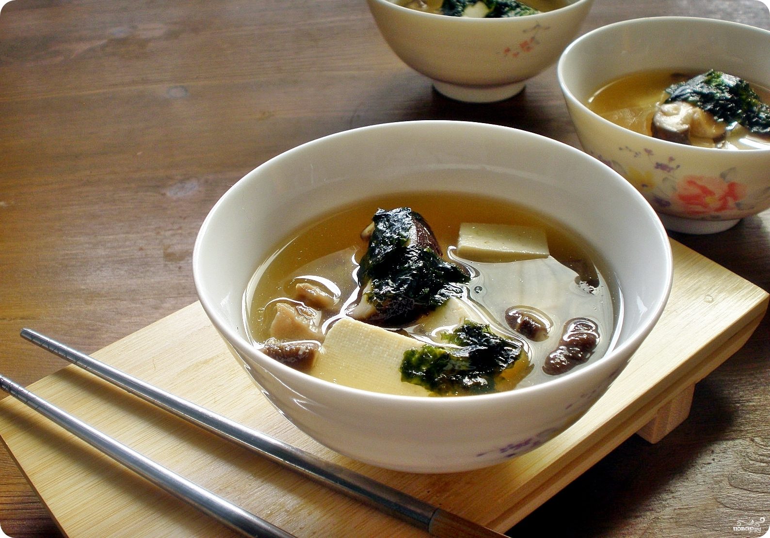 Рецепт Суп с шиитаке и тофу
