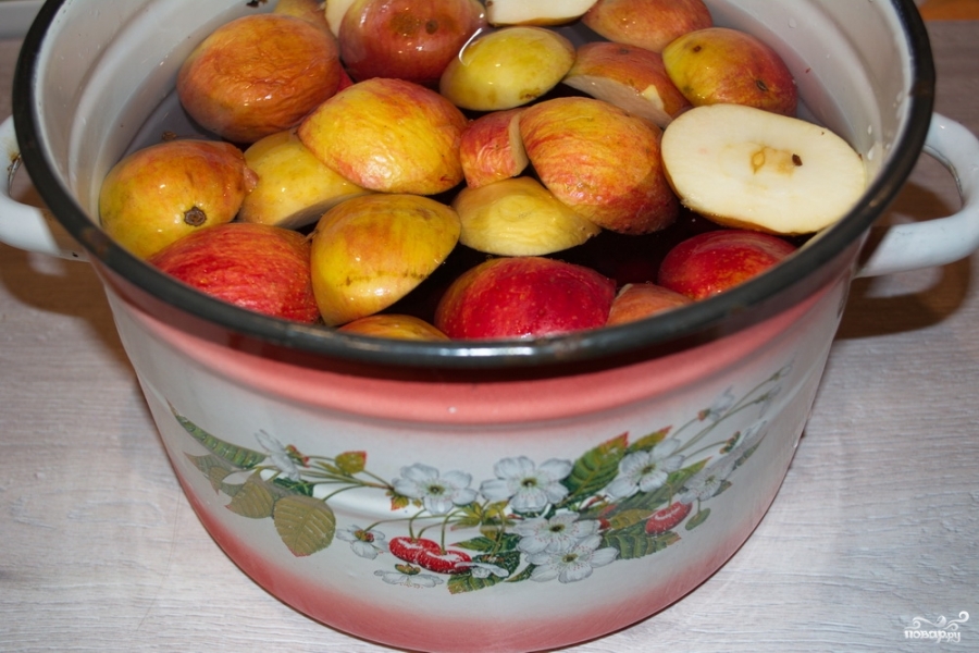 Сколько варить свежие яблоки