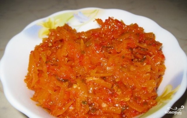Рецепт Салат из моркови на зиму