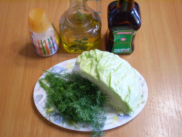 Рецепт Капустный салат для похудения