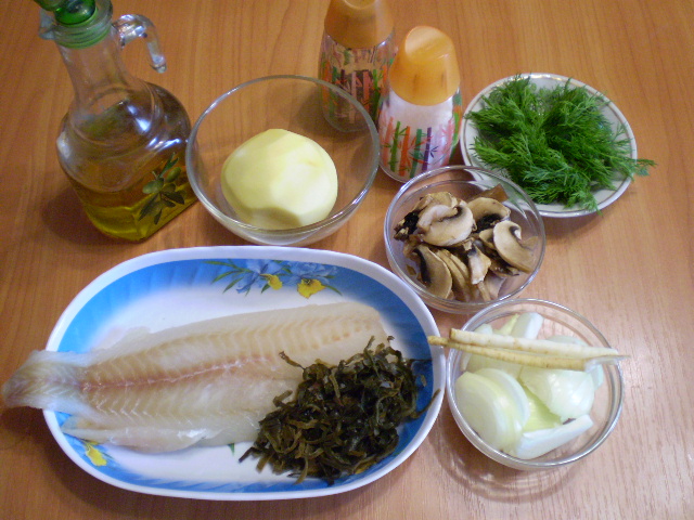 Рецепт Суп рыбный с грибами