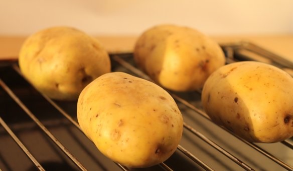 Рецепт Картофель с брокколи в духовке