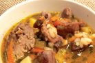 Суп с куриными потрошками