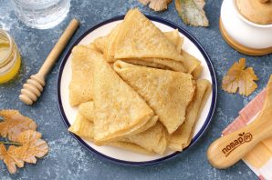 Блины на минералке