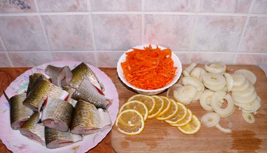 Рецепт Рыба, запеченная в духовке кусочками