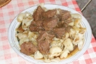 Подлива с мясом к макаронам