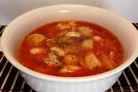 Куриный суп с белой фасолью