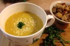 Суп-пюре с тыквой и сельдереем