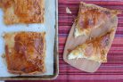 Хачапури из слоеного теста с сыром в духовке
