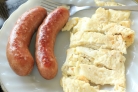 Сардельки жареные