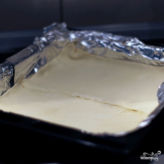 Рецепт Пирог из слоеного теста с сыром и баклажаном