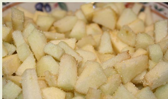 Рецепт Вертута с яблоками