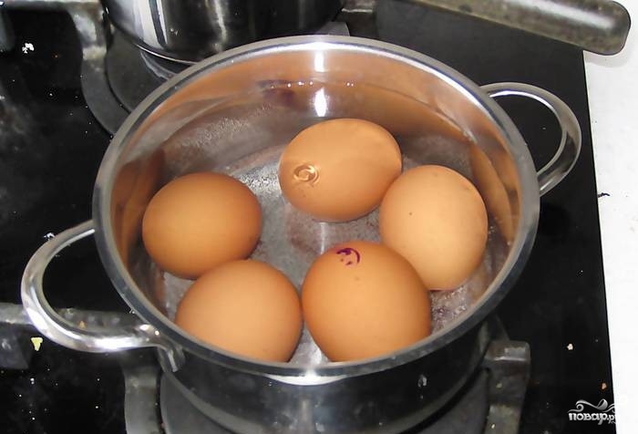 Рецепт Яйца по-немецки