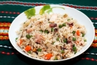 Басмати с овощами и морепродуктами
