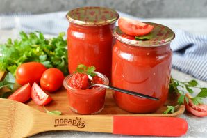 Домашняя томатная паста