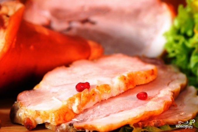 Рецепт Шейка копченая
