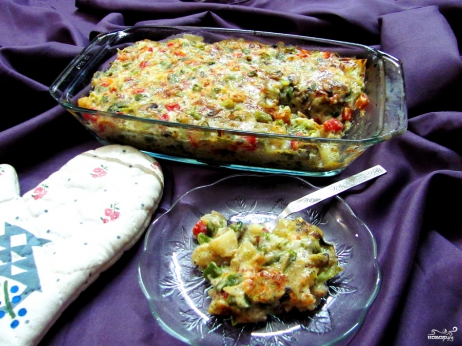 Овощи в духовке под сыром - пошаговый рецепт с фото на Повар.ру