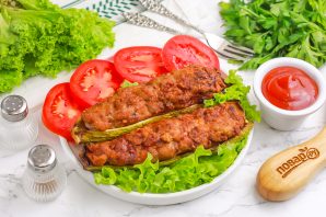 Кабачки с фаршем в аэрогриле
