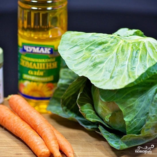 Рецепт Капустный салат с морковью