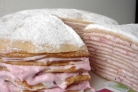 Блинчики с творогом и клубникой
