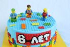 Торт с человечками "Лего"
