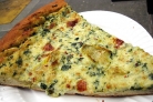 Пицца с чесноком и артишоками