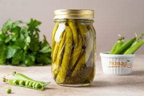 Горох в стручках на зиму