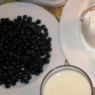 Рецепт Молочный коктейль с черникой