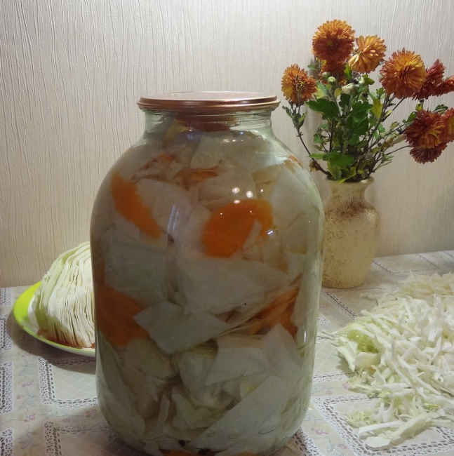 Маринованная капуста на зиму (очень вкусная) - пошаговый рецепт с фото .