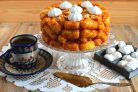 Торт из кукурузных палочек со сгущенкой