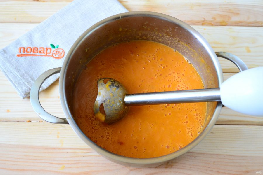 Томатный суп-пюре "Красная жара"