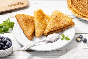 Блины дрожжевые постные