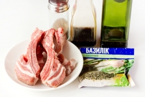 Рецепт Свиные ребрышки, жареные на сковороде