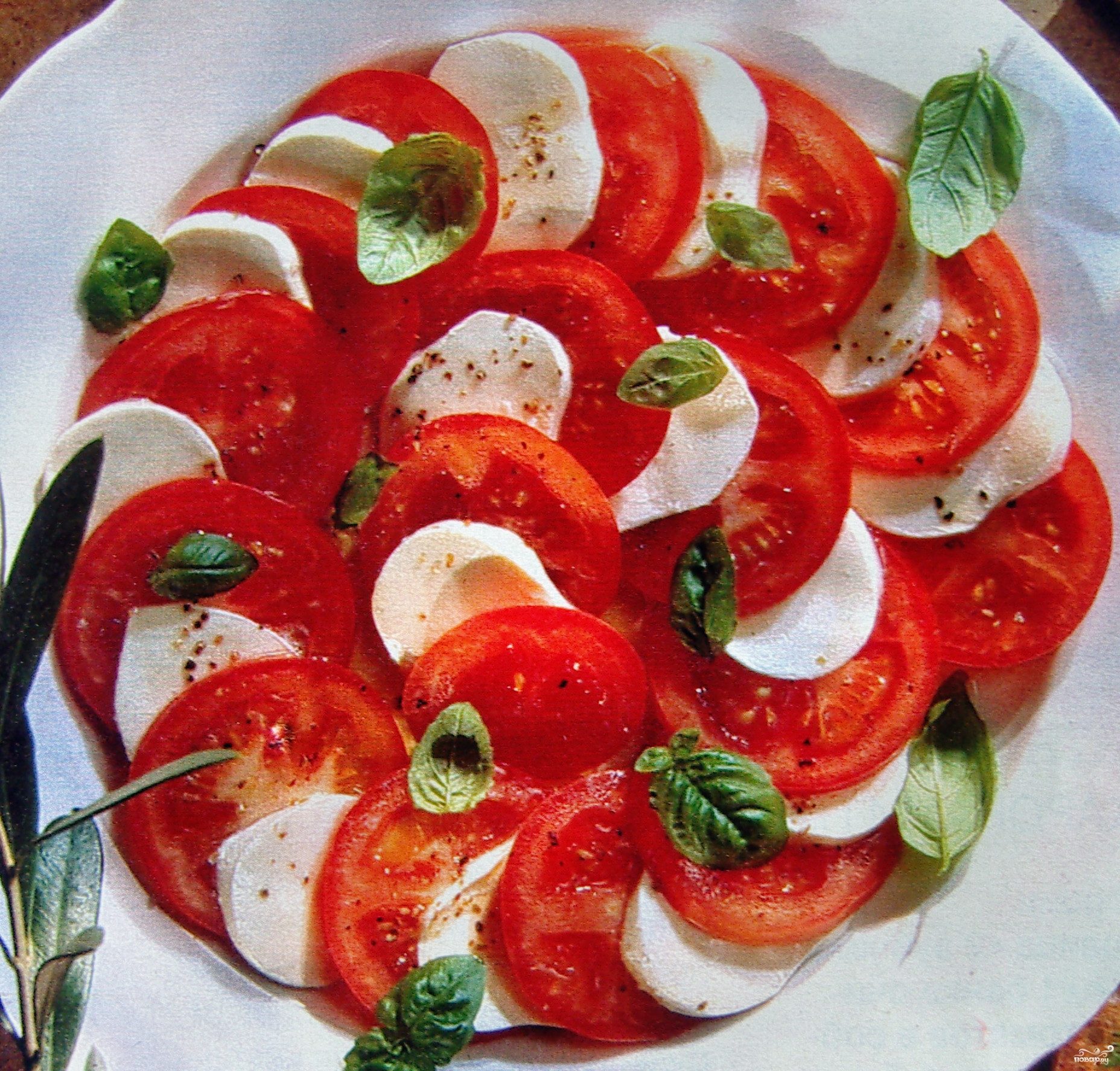 Рецепт Адыгейский сыр с помидорами