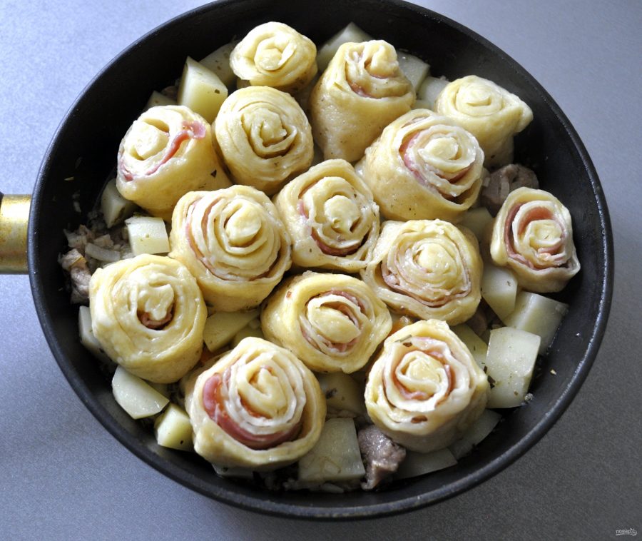 Рецепты блюд из картофельное тесто