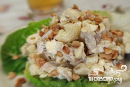 Рецепт Салат с курицей и макаронами