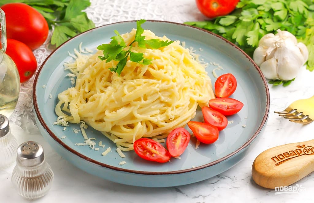 Макароны с сыром