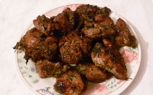 Мясо по-грузински в духовке
