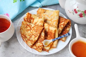 Блины с медом