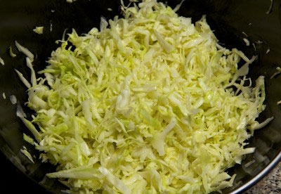 Рецепт Салат с ветчиной и капустой
