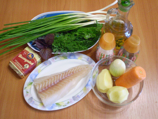 Рецепт Рыбный суп с плавленым сыром