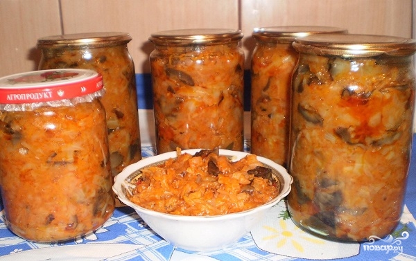 Рецепт Грибная солянка с овощами на зиму