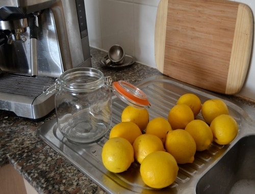 Рецепт Лимоны с сахаром на зиму
