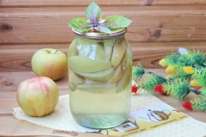 Компот из яблок с лимонной кислотой на зиму