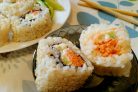 Вегетарианские роллы с корейской морковью